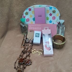 Bulgari Star and Flower Patterned Pouch